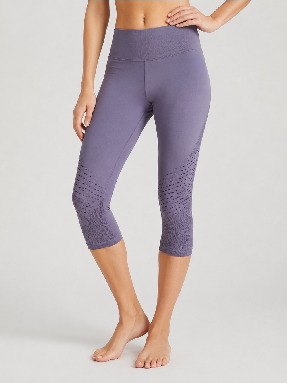 Fabletics Lilac Capri Leggings Size M